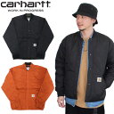 MAX300円OFFクーポン配布中！4/27 9:59まで Carhartt WIP カーハート WIP Barrow Liner バローライナーブルゾン ジャケット キルト キルティング アウター メンズ ブラック オレンジ I029461プレゼント ギフト 通勤 通学 送料無料 母の日