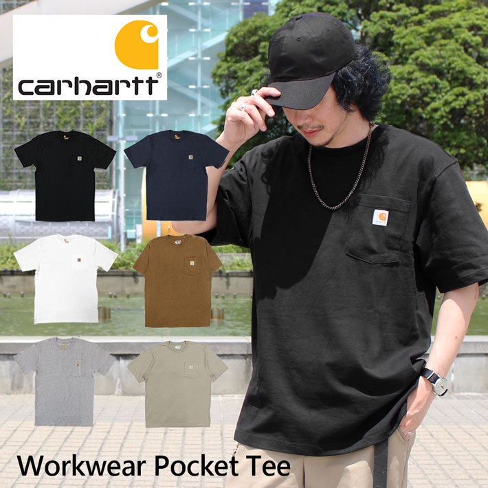 SSŎgő10OFFN[|zz Carhartt J[n[gWorkwear Pocket T-Shirt [NEFA |Pbg TVcTVc Jbg\[ Y K87v[g Mtg ʋ ʊw   tsnt ̓