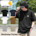 カーハート Tシャツ メンズ Carhartt カーハートWorkwear Pocket T-Shirt ワークウェア ポケット TシャツTシャツ カットソー メンズ K87プレゼント ギフト 通勤 通学 送料無料 tsnt