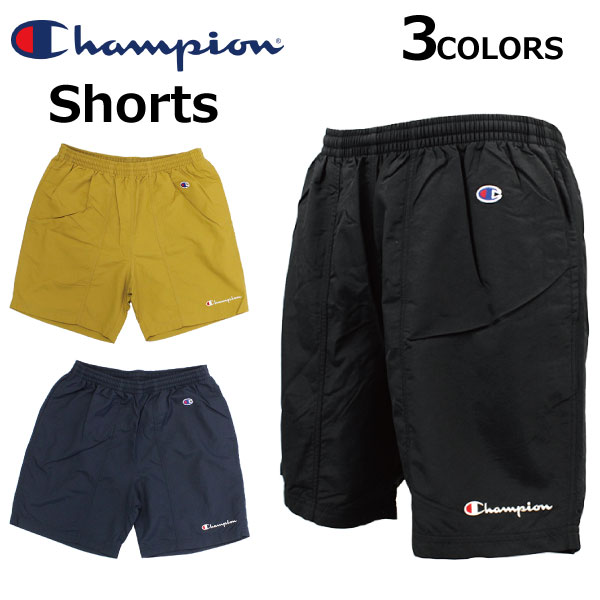 Champion チャンピオン Shorts ショーツボトムス トレーニング スポーツ 防水 ロゴ刺繍 プリント メンズ レディース C3-P503ルームウェア 部屋着 プレゼント ギフト 通勤 通学 送料無料