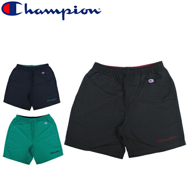 Champion チャンピオン Shorts 20SS ショーツ 20SSショートパンツ ボトムス トレーニング スポーツ ロゴ刺繍 プリント メンズ C3R505ルームウェア 部屋着 プレゼント ギフト 通勤 通学