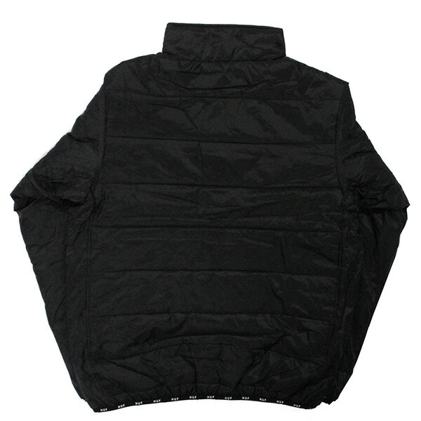 期間限定でポイント5倍！HUF ハフ GEODE PUFFY JACKET BLACK ジオードジャケット プッフィ ジャケットダウンジャケット アウター 長袖 メンズ ブラック JK00159プレゼント ギフト 通勤 通学 送料無料