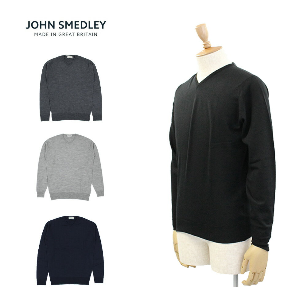 JOHN SMEDLEY ジョン スメドレー ジョンスメドレー SHIPTON シプトン30ゲージ スタンダードフィット ニット メンズプレゼント ギフト 通勤 通学 送料無料 父の日