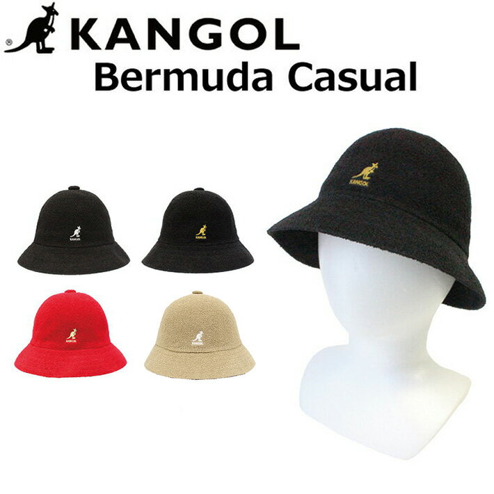 18日限定でMAX300OFFクーポン配布中！KANGOL カンゴール Bermuda Casual バーミュラ カジュアル バケットハット帽子 メンズ レディース S/M/L/XLサイズ Bermuda Casual 231-069612プレゼント ギフト 通勤 通学 送料無料 母の日