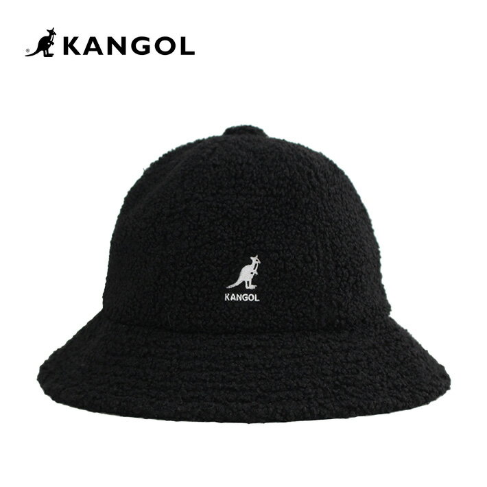 KANGOL カンゴール SMU SHEEP FUR CASUAL SMUシープファー カジュアル バケットハットボア 帽子 メンズ レディース ブラック 黒 234-069618 K4437SMプレゼント ギフト 通勤 通学 送料無料 父の日