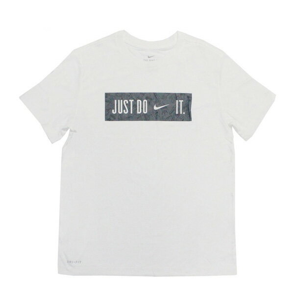 大決算セール開催中！9/11 1:59まで NIKE ナイキ Dri-FIT Men's Training T-Shirt ドライフィット メンズ トレーニング Tシャツカットソー メンズ ロゴ プリント BQ1852 100 ホワイトルームウェア 部屋着 プレゼント ギフト 通勤 通学