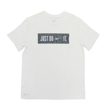 NIKE ナイキ Dri-FIT Men's Training T-Shirt ドライフィット メンズ トレーニング Tシャツカットソー メンズ ロゴ プリント BQ1852 100 ホワイトルームウェア 部屋着 プレゼント ギフト 通勤 通学