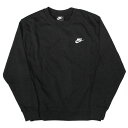 NIKE ナイキ French Terry Crew フレンチテリー クルートレーナー カジュアル メンズ ロゴ ブラック BV2667 010ルームウェア 部...