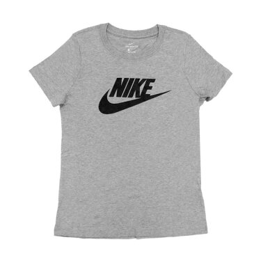 NIKE ナイキ Essential Women's T-Shirt エッセンシャル ウィメンズ Tシャツカットソー レディース ロゴ プリント BV6170 063 グレールームウェア 部屋着 プレゼント ギフト 通勤 通学