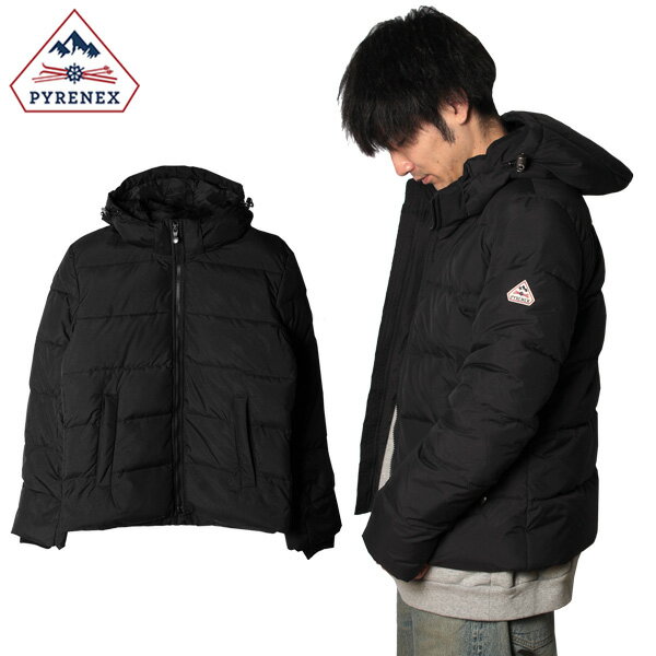 SSで使える全品5％OFFクーポン配布中！PYRENEX ピレネックス SPOUTNIC JACKET MAT スプートニックジャケット マットダウン アウター ジャケット 撥水素材 保温性能 メンズ ブラック HMO009プレゼント ギフト 通勤 通学 送料無料 父の日