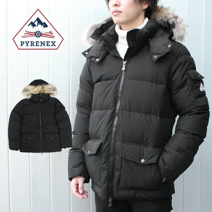 PYRENEX ピレネックス AUTHENTIC MINI RIPSTOP FUR オーセンティックミニリップトップファーダウン アウター ラクーン フェザー マット フード 取り外し 保温性能 メンズ HMS012プレゼント ギフト 通勤 通学 送料無料 母の日