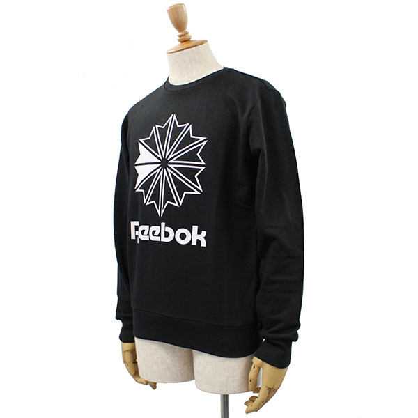 Reebok Classic リーボック クラシック French Terry Big Star Crest Crew フレンチテリー ビッグ スタークレスト クルートレーナー フリース メンズ ロゴプリント DT8121 DT8132 EC4525 EC4524ルームウェア 部屋着 プレゼント ギフト 通勤 通学 送料無料