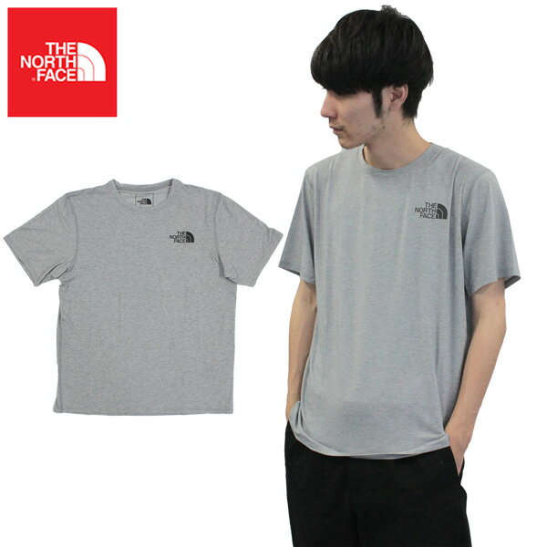 THE NORTH FACE ザ ノースフェイスM Kickaround S/S メンズ キックアラウンド ショートスリーブTシャツ 半袖 ロゴ プリント メンズ グレープレゼント ギフト 通勤 通学 送料無料