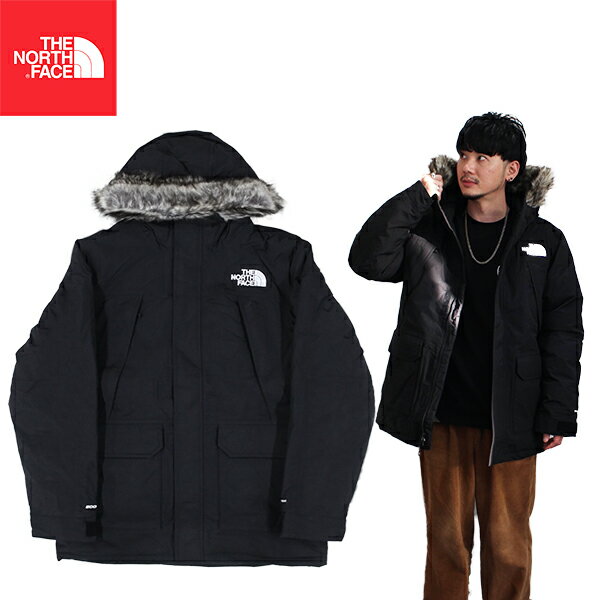 THE NORTH FACE ザ ノースフェイス MCMURDO PARKA マクマード パーカー フーディ ファー ダウン コート マウンテン ジャケットアウター 中綿 メンズブラック プレゼント ギフト 通勤 通学 送料無料