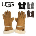 UGG アグ SEAMED TECH GLOVE シームド テック グローブ手袋 スマホ対応 スマホ タッチパネル対応 撥水加工 レディース グレー ブラウン 17371プレゼント ギフト 通勤 通学 送料無料 母の日