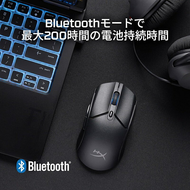 �Υ᡼��������Ź��HyperX Pulsefire Haste 2 Core �磻��쥹 �����ߥ󥰥ޥ��� Ķ���� �ǥ奢��磻��쥹 ��2�� 8R2E6AA(�֥�å�) 8R2E7AA(�ۥ磻��) �ϥ��ѡ����å��� �����ߥ� �ޥ��� ̵�� Bluetooth 6�ܥ���2ǯ�ݾ�