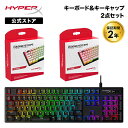 ［メーカー公式店］［キーボード(Alloy Origins)＆ABS キーキャップ セット］HyperX Alloy Origins RGB メカニカルゲーミングキーボード 4P4F6AJ#ABJ & HyperX ABS プディングキーキャップ フルキーセット 日本語配列 全2色 赤軸 メカニカル ハイパーエックス 赤軸 2年保証