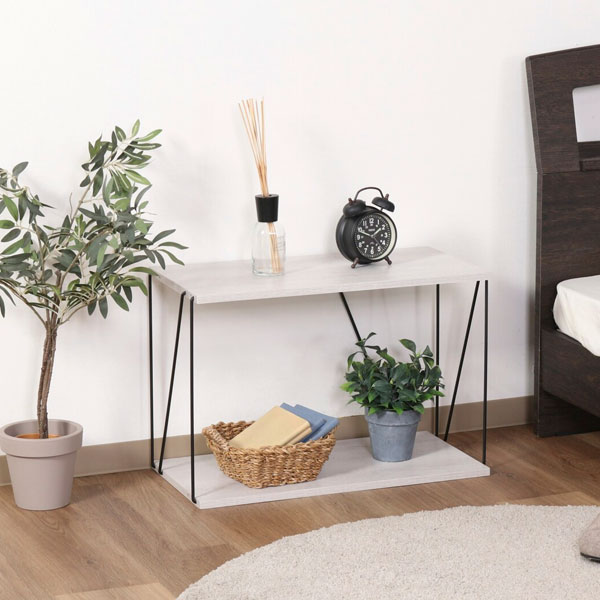 Rakuten - ワイヤーラック 2段 ディスプレイラック 簡単組立て 幅60cm オープンラック シェルフ ラック 棚 収納 ディスプレイ 飾り棚 オープンシェルフ フリーラック サイドボード シンプル おしゃれ