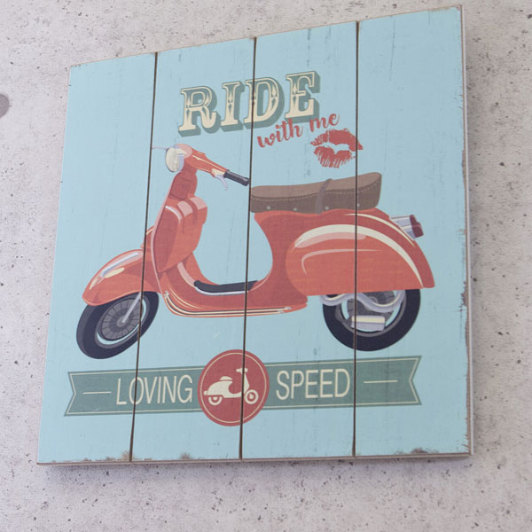 木製看板 ウッドボード アートパネル ポスター グッズ ウッドボード インテリア バイク 西海岸風 ガレージ レトロ 壁掛け オブジェ アメリカン雑貨 絵画 おしゃれ 店舗 カフェ アンティーク加工 GASOLINE [2]