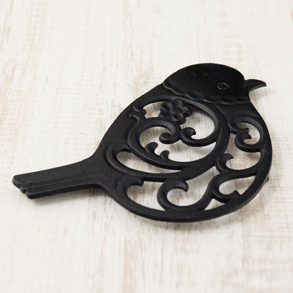 Pot Stands - トリベット 鍋敷き アイアン バード ポットスタンド クラシック プランターベース 鋳物 キッチン用品 キッチン雑貨 食器 テーブルウェア コベントアイアン