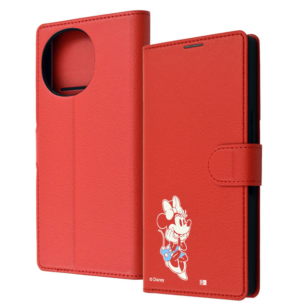 Rakuten - AQUOS R9 ケース ディズニー キャラクター 手帳型 AQUOSR9 SH-51E アクオスR9 ミニー マグネット 手帳型ケース レザー カバー スマホカバー スマホケース