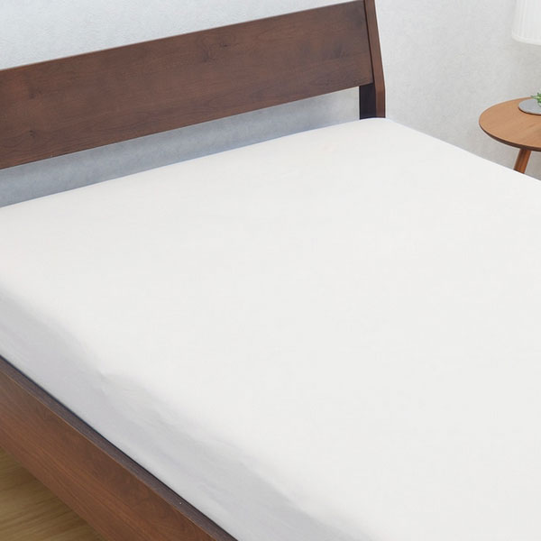 西川 mee ME00 ボックスシーツ シングル 日本製 サックス 100×200×28cm 綿100％ 2187-01001 -20 抗菌 防縮 加工 全周ゴム 無地 西川リビング 218701001200 クイックシーツ ベッドシーツ ベッド用 シーツ ベッドマットレス用 boxシーツ ミーィ 日本製