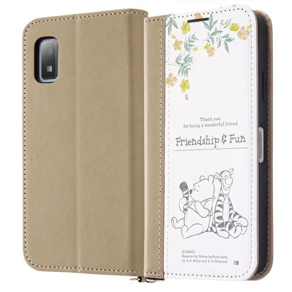 樂天商城 - AQUOS wish3 ケース ディズニー 手帳型 くまのプーさん プーさん ティガー カバー 手帳 スマホケース ディズニー ケース カバー プーとティガー aquoswish3 アクオス ウィッシュ スマホ SH-53D A302SH おすすめ docomo ドコモ ソフトバンク 楽天モバイル 衝撃吸収