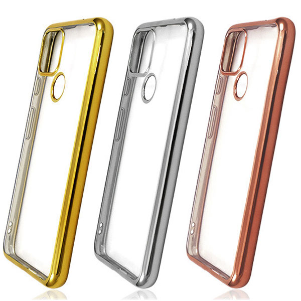 Google Pixel 4a 5G メタリックバンパー ソフトケース ソフトクリアカバー スマホケース スマホカバー グーグルピクセル4a 5g ケース シンプル 可愛い ソフト クリアケースのサムネイル