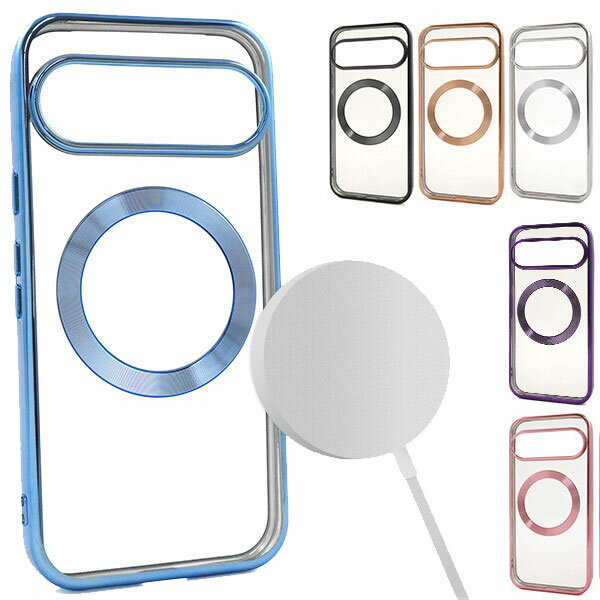 樂天商城 - Google Pixel 10/10 Pro MagSafe対応 メタリック バンパー ソフト クリアケース マグセーフ docomo SoftBank Pixel10/10 Pro グーグルピクセル10 プロ ピクセル スマホケース スマホカバー ソフト スマホケース スマホカバー グーグル 透明