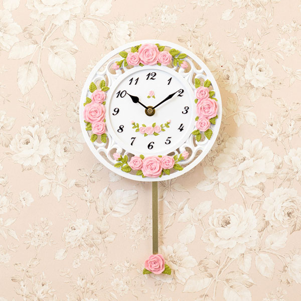 楽天市場】振り子時計 ローズの通販