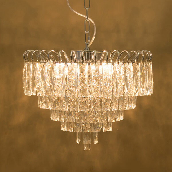 シャンデリア6灯LED電球対応モダ...