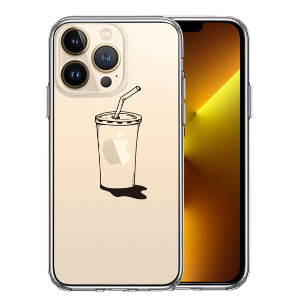 樂天商城 - iphone13 Pro ケース 側面ソフト 背面ハード ハイブリッド クリア ケース アップルジュース ジュース ロゴ アイフォン13 Pro 耐衝撃 アイフォン スマホケース スマホカバー おしゃれ かわいい カバー キャラクター