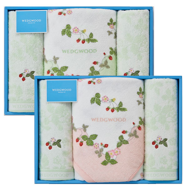 西川 ウェッジウッド ワイルドストロベリー バスタオル1枚 フェイスタオル2枚セット タオルギフト バスタオル フェイスタオル 贈り物 プレゼント TT84505656 寝具 プレゼント 出産内祝い 結婚内祝い 快気祝い 新築内祝い 誕生日祝い 法要 香典返し お歳暮 お中元