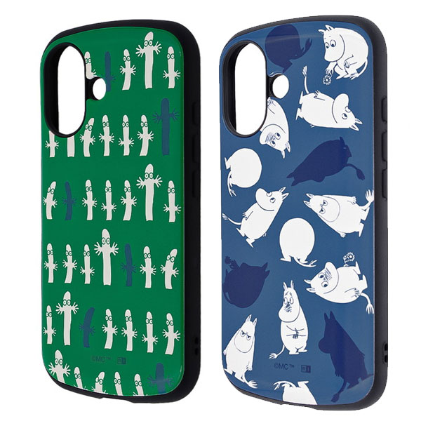 樂天商城 - iPhone 16 ケース ムーミン キャラクター ムーミンモノクロ iPhone16 アイフォン16 耐衝撃 かわいい ニョロニョロ 耐衝撃ケース カメラ保護 カバー ソフト ハード ハイブリッド スマホカバー スマホケース