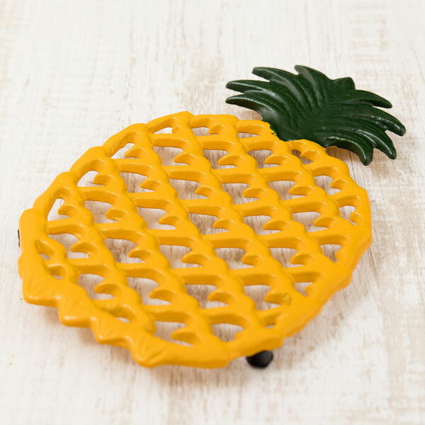 トリベット 鍋敷き アイアン パイナップル 果物 ポットスタンド クラシック プランターベース 鋳物 キッチン用品 キッチン雑貨 食器 テーブルウェア コベントアイアン