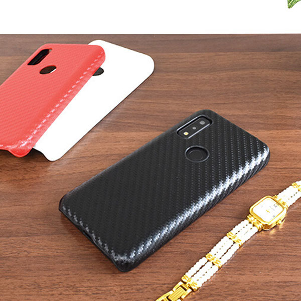 Rakuten - arrows We カーボンデザイン ケース ハードケース シンプル カバー carbon調 F-51B/FCG01/A101FC/UQ mobile シンプル スマホケース スマホカバー シンプル おしゃれ 耐衝撃