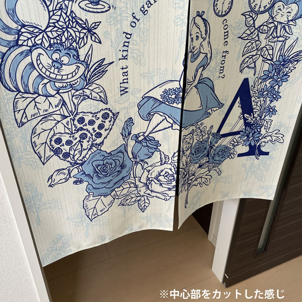 のれん ディズニー 不思議の国のアリス おしゃれ 暖簾 間仕切り アリス カーテン 8...