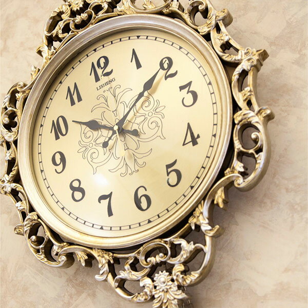 時計 おしゃれ かわいい デザインウォールクロック アンティーク デザイナーズクロック 無音連続秒針付 壁掛時計 デザインウォールクロック ビクトリアンパレス ウォールクロック ゴージャス 壁掛け 掛け時計 ペンデュラム ウォールクロック [2]