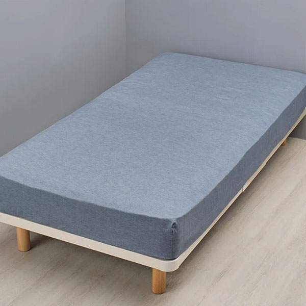 Box Type - 西川 クイックシーツ イトリエ 西川製 マットレスカバー ボックスシーツ シーツ 100×200 日本製 国産 nishikawa ブルー ベージュ オーガニックコットン 洗濯機OK 綿100 コットン 洗える 35cm厚対応