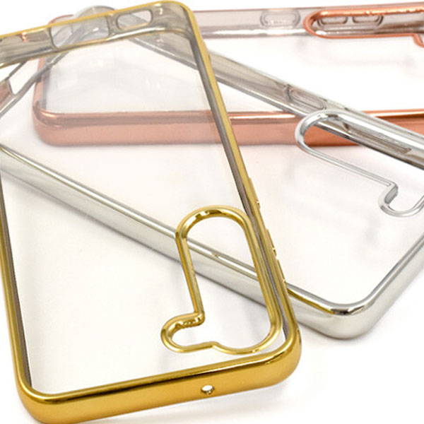 樂天商城 - Galaxy S23 ケース SC-51D/SCG19 メタリック バンパー ソフト クリアケース 耐衝撃 カバー スマホケース ソフト スマートフォン au SC-51D/SCG19 おしゃれ 落下防止 スマホカバー ギャラクシー s23