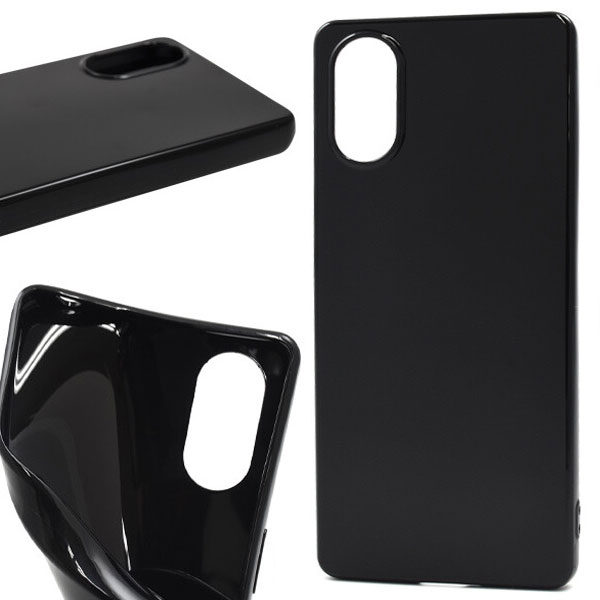 樂天商城 - Xperia 5 V 耐衝撃ケース ブラック ケース SO-53D/SOG12/XQ-DE44 ソフトケース カバー Xperia5V ケース エクスペリア 5 マーク5 docomo au softbank おしゃれ スマホケース スマホカバー 黒