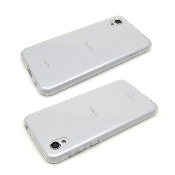 Aquos sense2 SH-01L/SHV43/SH-M08/Android One S5 ソフトケース ソフトクリアカバー スマホケース スマホカバー sharp シャープ アクオス センス2 ケース シンプル 可愛い docomo au softbank ソフト クリアケース 透明