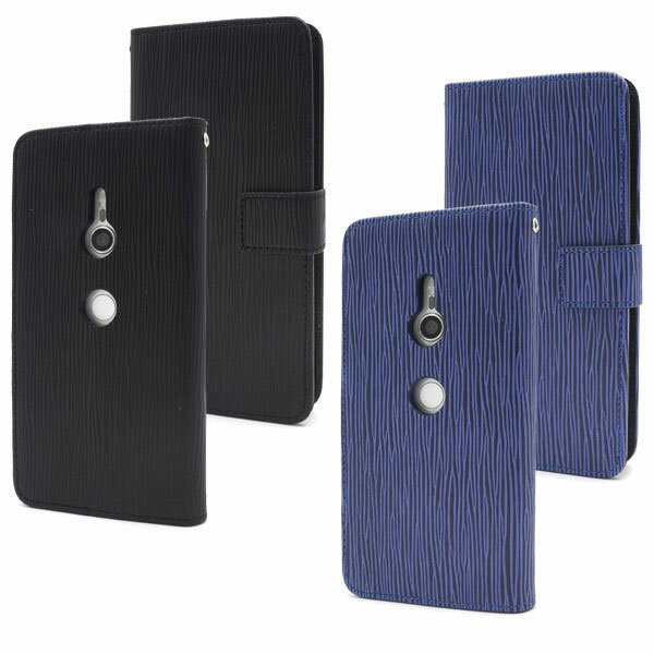 樂天商城 - Xperia XZ3 SO-01L/SOV39/801SO ストレートレザーデザイン 手帳型 ケース エクスペリア カバー シンプル おしゃれ 衝撃吸収 保護 手帳