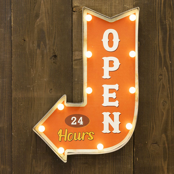 業務看板 アンティーク 看板 LED Sign サインボード バー カフェ看板 オープン 店舗用 壁掛け プレート 照明 おしゃれ レトロ調 プレート オブジェ ポスター 居酒屋 アメリカン雑貨 LED サイン アメリカンクラシック
