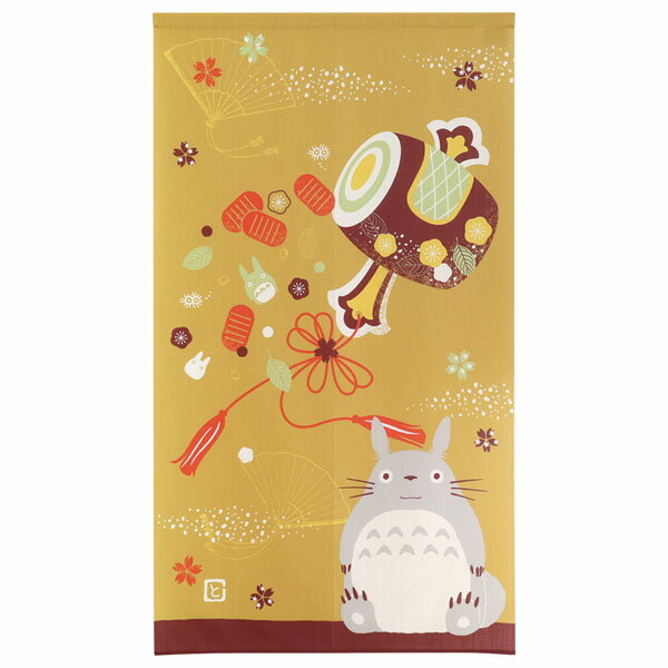 樂天商城 - のれん ジブリ となりのトトロ おしゃれ 暖簾 間仕切り トトロ カーテン 勝手口 省エネ 断熱保温 送料無料 突っ張り棒 つっぱり棒 花粉 模様替え 新生活 かーてん しゃこう 遮光 結露 カビ 福招き こづち 暖簾 間仕切り