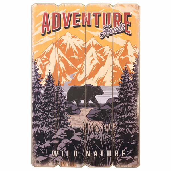 木製看板 アートパネル 山 ポスター グッズ ウッドボード インテリア 夏 西海岸風 登山 マウンテン フレーム 壁掛け ボード オブジェ アメリカン雑貨 絵画 おしゃれ 店舗 カフェ WANDERLUST EXPLORING