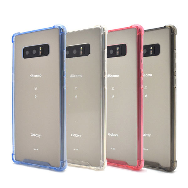 Rakuten - Galaxy Note8 SC-01K SCV37 カラーバンパー　クリアケース Galaxy note8 ギャラクシー ノート8 ケース カバー おしゃれ バンパーケース