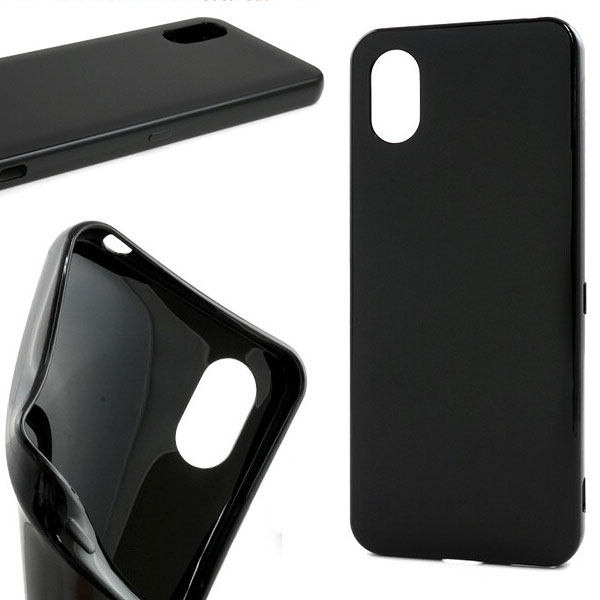 樂天商城 - かんたんスマホ4 A402ZT ケース カバー ブラック ソフトケース ケース かんたんスマホ 4 シンプルケース カバー Y!mobile スマホ スマホケース スマホカバー ブラック ソフト