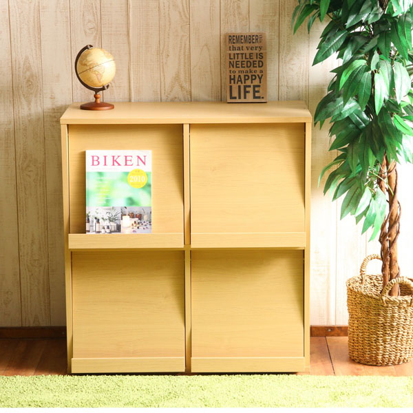 ディスプレイラック 棚 収納ボックス フラップ扉 扉付き カラーボックス シンプルラック 収納 ボックス..