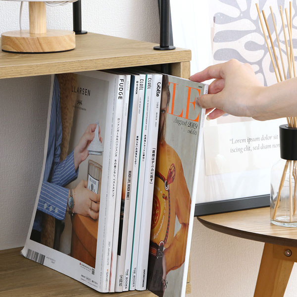 S型ディスプレイラック 4段 おしゃれ ラック オープンラック 収納家具 見せる収納 ...